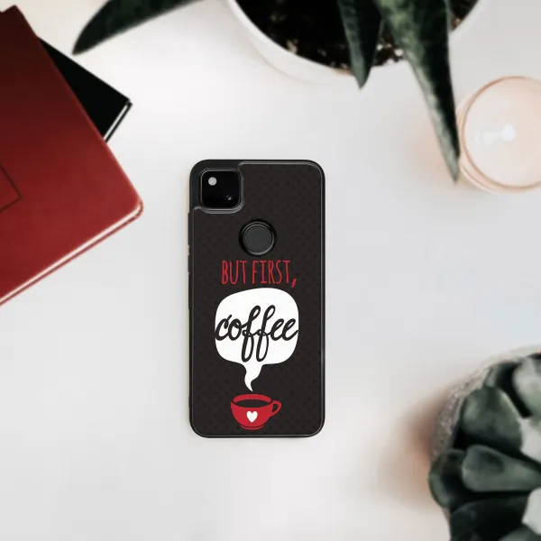 MY ART Silikónový kryt Google Pixel 4a COFFEE (056)