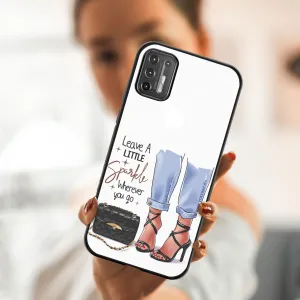 MY ART Silikónový kryt Motorola Moto G9 Plus SHOES (061)