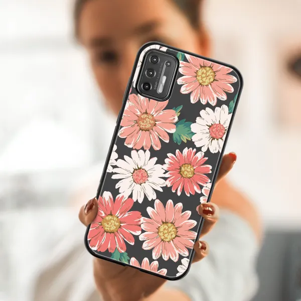 MY ART Silikónový kryt Motorola Moto G9 Plus DAISY (161)
