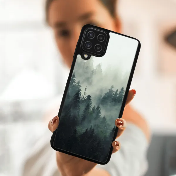 MY ART Silikónový kryt Samsung Galaxy A22 FOREST (248)