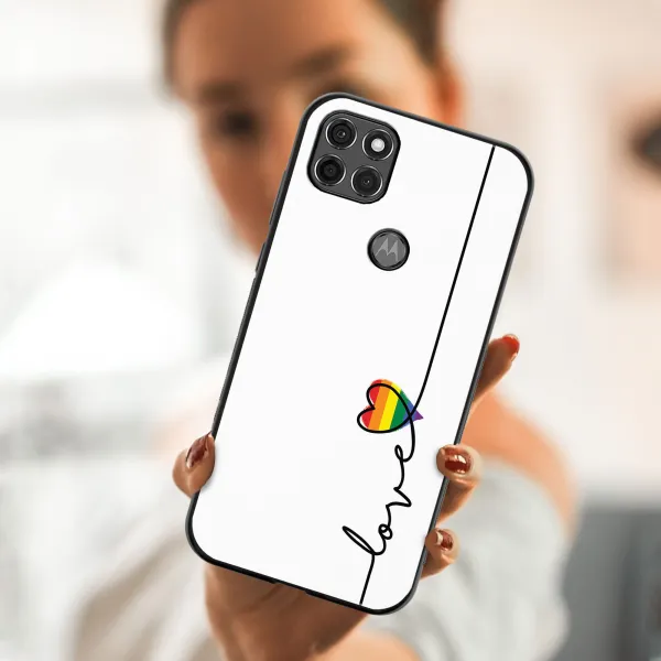 MY ART Silikónový kryt Motorola Moto G9 Power LOVE (054)