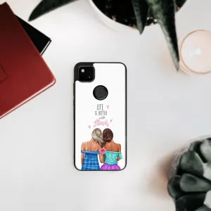 MY ART Silikónový kryt Google Pixel 4a FRIENDS (060)