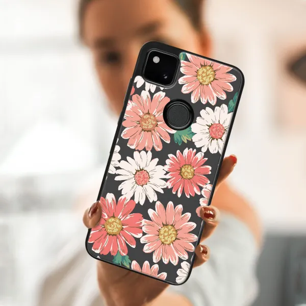 MY ART Silikónový kryt Google Pixel 4a DAISY (161)