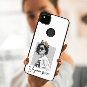 MY ART Silikónový kryt Google Pixel 4a QUEEN (139)
