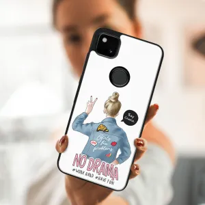 MY ART Silikónový kryt Google Pixel 4a NO DRAMA (138)