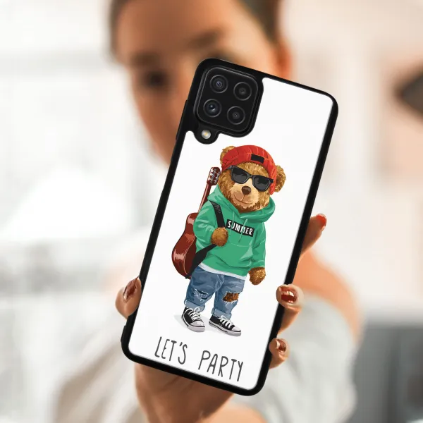 MY ART Silikónový kryt Samsung Galaxy A22 BEAR (177)