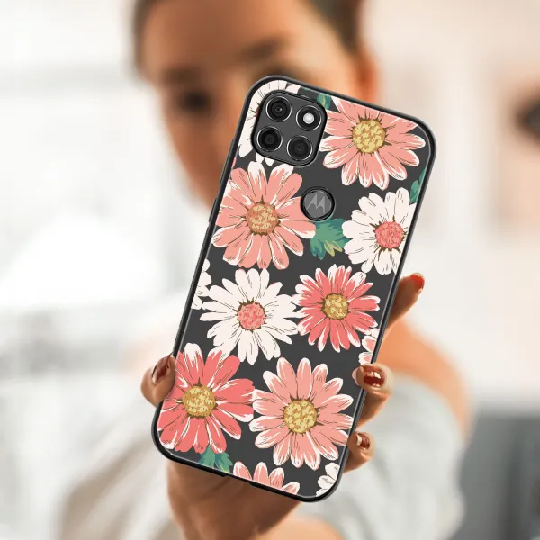 MY ART Silikónový kryt Motorola Moto G9 Power DAISY (161)