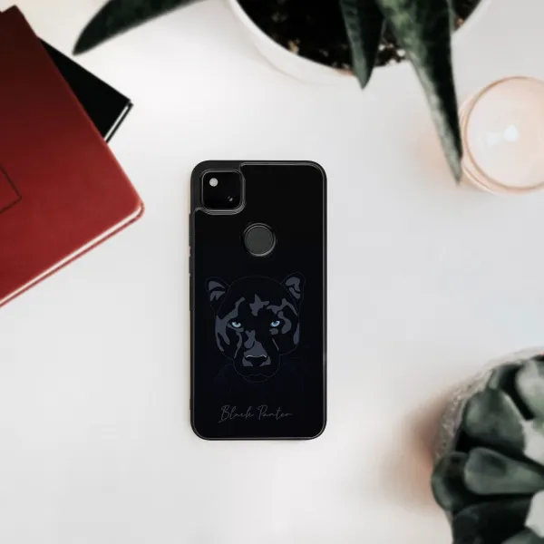 MY ART Silikónový kryt Google Pixel 4a PANTHER (245)