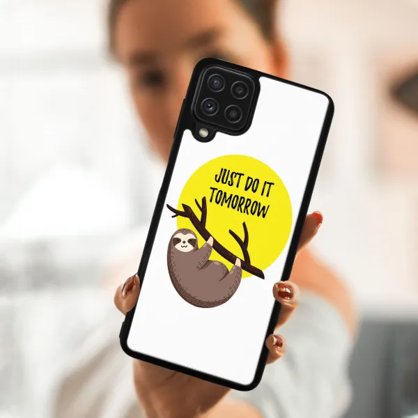MY ART Silikónový kryt Samsung Galaxy A22 SLOTH (188)