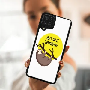 MY ART Silikónový kryt Samsung Galaxy A22 SLOTH (188)