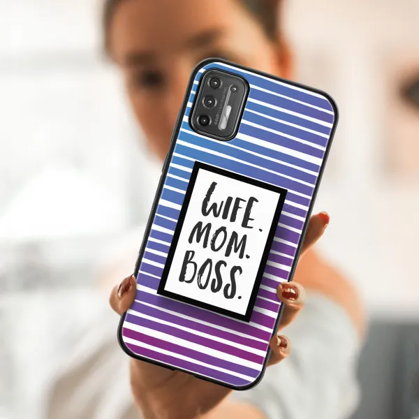 MY ART Silikónový kryt Motorola Moto G9 Plus WIFE (001)