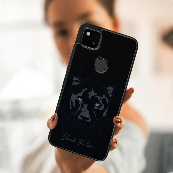 MY ART Silikónový kryt Google Pixel 4a PANTHER (245)