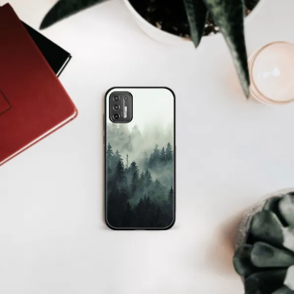 MY ART Silikónový kryt Motorola Moto G9 Plus FOREST (248)