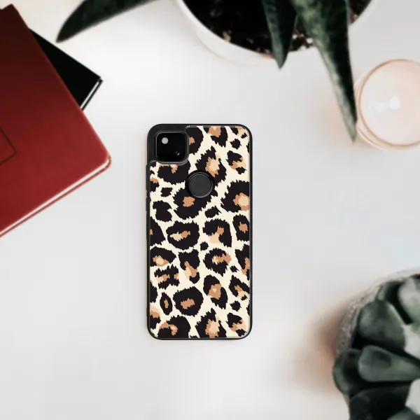 MY ART Silikónový kryt Google Pixel 4a LEOPARD PRINT (238)