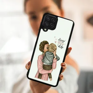 MY ART Silikónový kryt Samsung Galaxy A22 MOM LIFE (118)