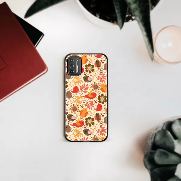 MY ART Silikónový kryt Motorola Moto G9 Plus BIRDS (004)