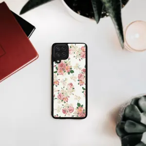 MY ART Silikónový kryt Samsung Galaxy A22 PINK ROSES (016)