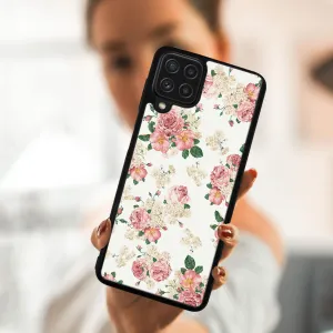 MY ART Silikónový kryt Samsung Galaxy A22 PINK ROSES (016)
