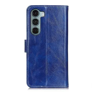 RETRO Peňaženkový obal Motorola Moto G200 5G modrý