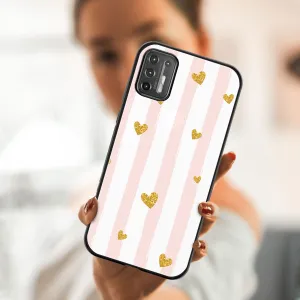 MY ART Silikónový kryt Motorola Moto G9 Plus HEARTS (006)
