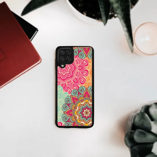 MY ART Silikónový kryt Samsung Galaxy A22 MANDALA (043)
