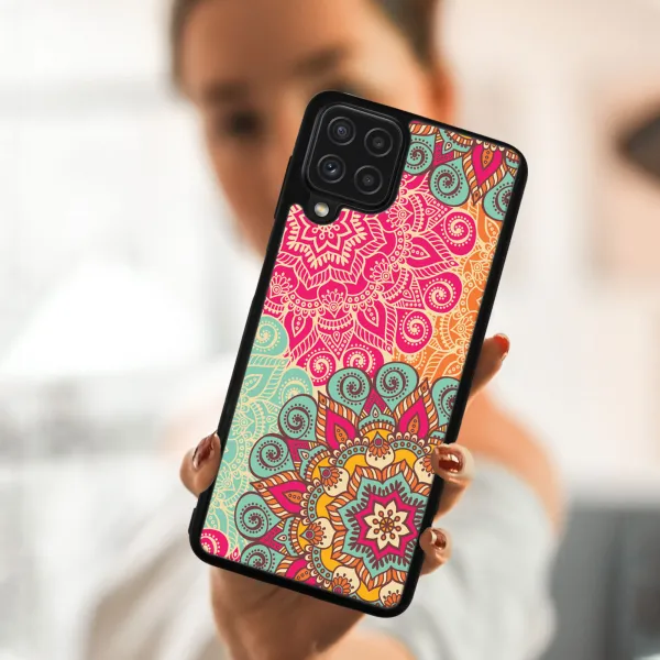 MY ART Silikónový kryt Samsung Galaxy A22 MANDALA (043)