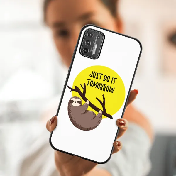 MY ART Silikónový kryt Motorola Moto G9 Plus SLOTH (188)