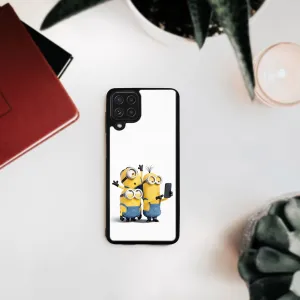 MY ART Silikónový kryt Samsung Galaxy A22 MINIONS SELFIE (022)