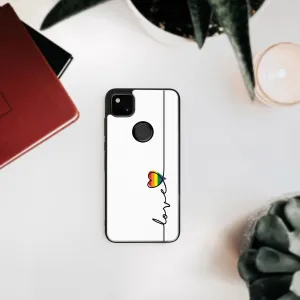 MY ART Silikónový kryt Google Pixel 4a LOVE (054)