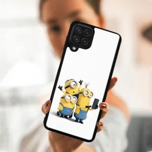 MY ART Silikónový kryt Samsung Galaxy A22 MINIONS SELFIE (022)