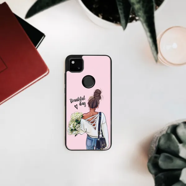 MY ART Silikónový kryt Google Pixel 4a DAY (136)