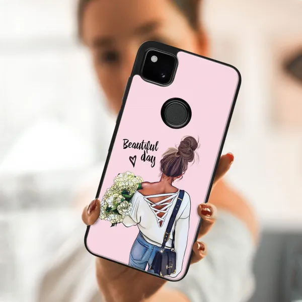 MY ART Silikónový kryt Google Pixel 4a DAY (136)