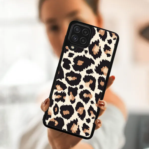 MY ART Silikónový kryt Samsung Galaxy A22 LEOPARD PRINT (238)