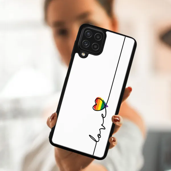 MY ART Silikónový kryt Samsung Galaxy A22 LOVE (054)