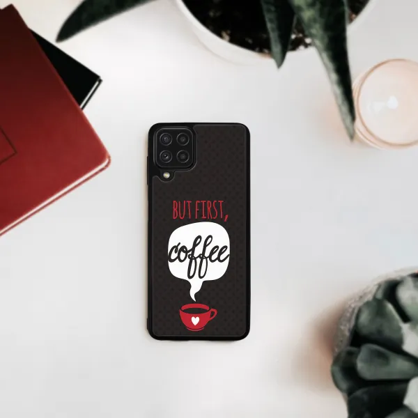 MY ART Silikónový kryt Samsung Galaxy A22 COFFEE (056)