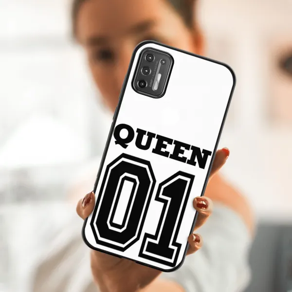 MY ART Silikónový kryt Motorola Moto G9 Plus QUEEN (030)