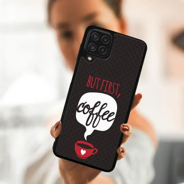 MY ART Silikónový kryt Samsung Galaxy A22 COFFEE (056)