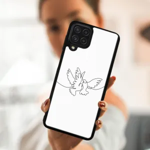 MY ART Silikónový kryt Samsung Galaxy A22 DOVE (031)