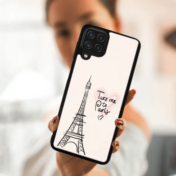 MY ART Silikónový kryt Samsung Galaxy A22 PARIS (057)
