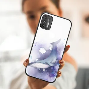 MY ART Silikónový kryt Motorola Moto G9 Plus WHALE (242)