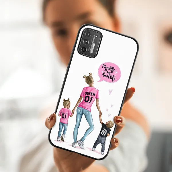 MY ART Silikónový kryt Motorola Moto G9 Plus QUEEN MOM (119)