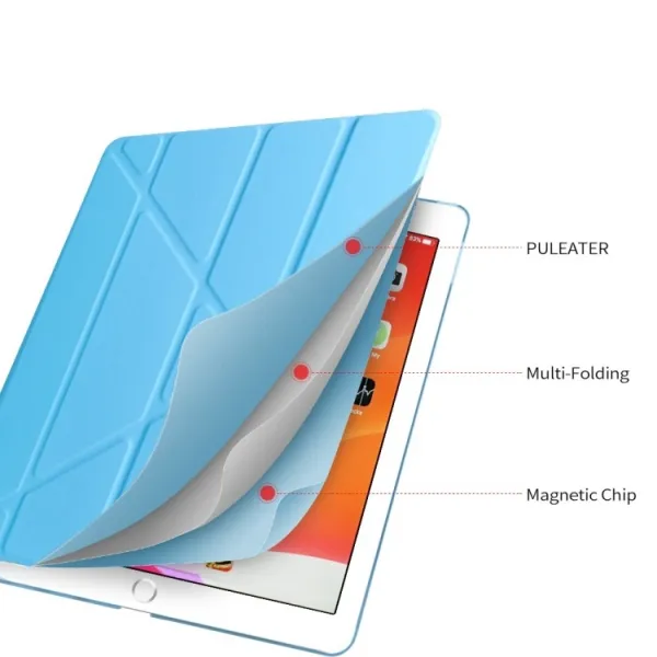 LEATHER Zaklápací obal Apple iPad Pro 12.9 (2015 / 2017) červený