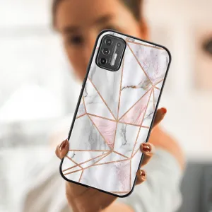 MY ART Silikónový kryt Motorola Moto G9 Plus PINK MARBLE (143)