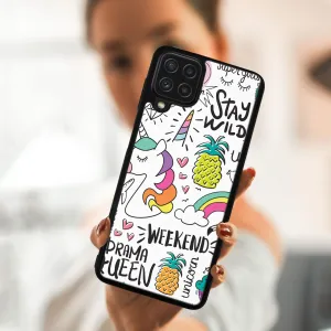 MY ART Silikónový kryt Samsung Galaxy A22 UNICORN (063)