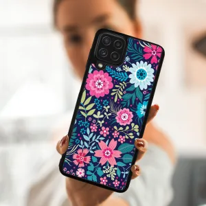 MY ART Silikónový kryt Samsung Galaxy A12 / M12 FLORA (038)