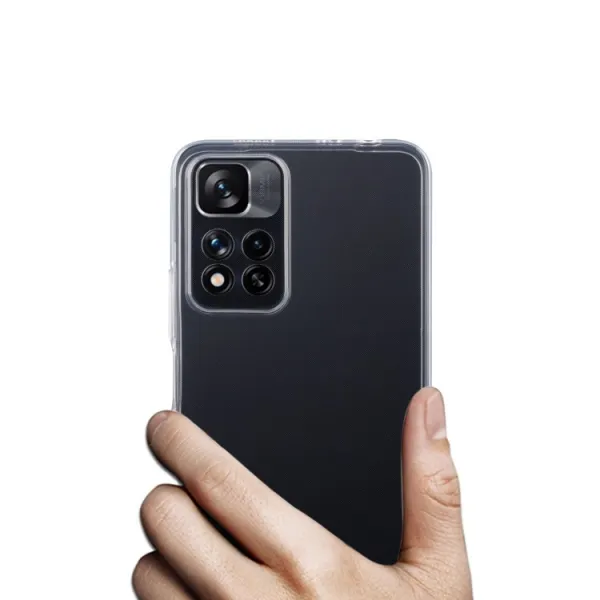 Silikónový kryt Xiaomi Redmi Note 11 Pro priehľadný