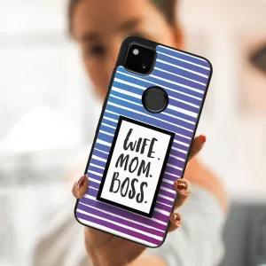 MY ART Silikónový kryt Google Pixel 4a WIFE (001)