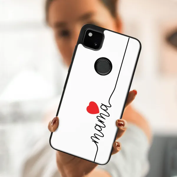 MY ART Silikónový kryt Google Pixel 4a MAMA (200)