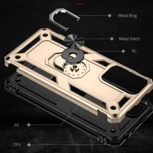 RING Ochranný obal pre Xiaomi Redmi Note 11 Pro zlatý