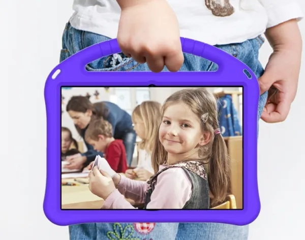 KIDDO Detský obal Lenovo Tab E10 (X104) fialový